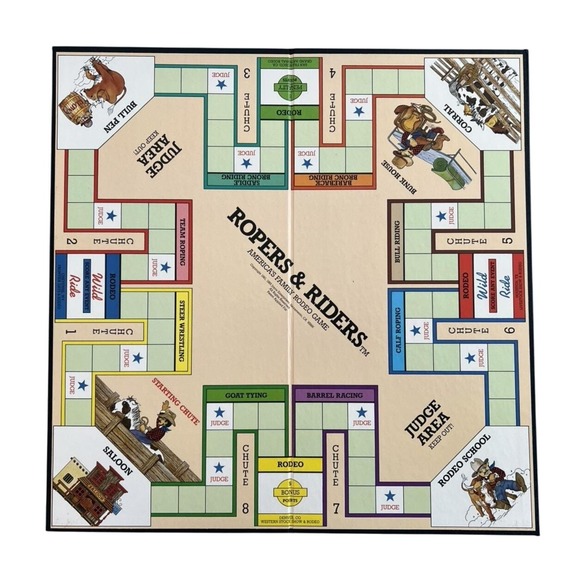 Ropers & Riders - America's Favorite Rodeo Game - RARE! - 100% Complete - Picture 2 of 3